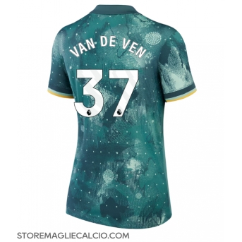 Tottenham Hotspur Micky van de Ven #37 Maglia Gara Terza Repliche 2024-25 Donna